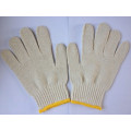 7/10 gauge bleach white cotton gloves